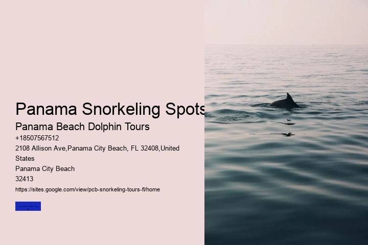 Panama Snorkeling Spots